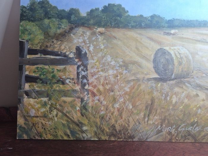 oil painting by Marty Garland
