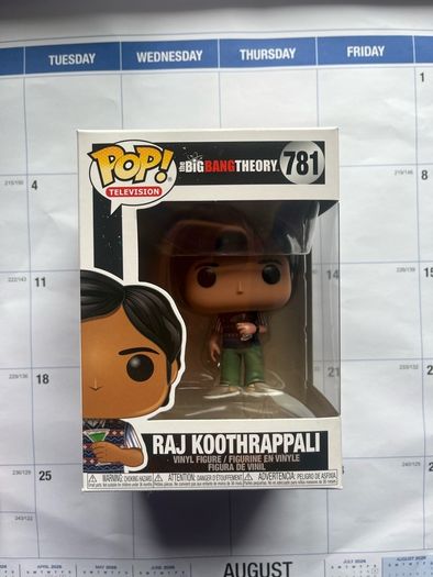 The Big Bang Theory Funko Pops - Sheldon, Leonard, Penny, Raj, Amy Stuart