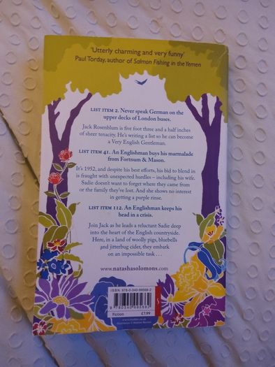 Mr Rosenblum's List by Natasha Solomons