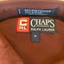 New Ralph Lauren Chaps Shirt Burgundy M Image 3