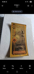 Goldback 10 Note Collector Set Five States 8 Point 75 Goldbacks