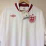 England Jersey. Official Umbro Mens Home Jersey 2012/2013. Brand New With Tags. Collect In Dublin Or Receive Via Post. Image 3