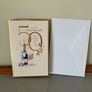 50th Wedding anniversary card and envelope Image 2