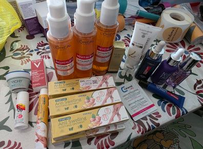 Mixed bundle of skin care products