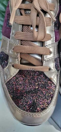 HOGAN leather trainers Sz 40 (Fit 7UK) - Rrp 320 (New)