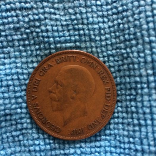 British 1 penny 1929