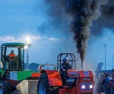Pulling tractor