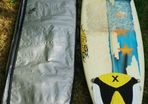 Surfboard & Padded surfboard bag