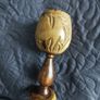 Vintage chalice hand carved goblet Image 4