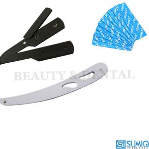 Professional Barber Razor Cut Throat Folding Knife Salon Razor Wid 10 Half Blade