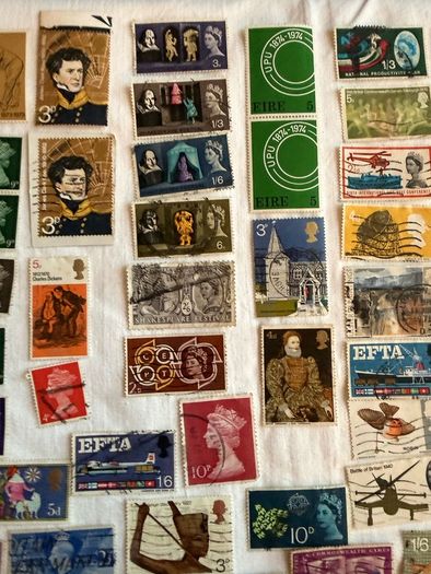 British pre decimal stamp collection