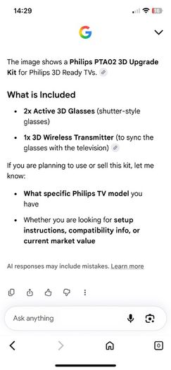 Philips 3D upgrade kit PTA02/00