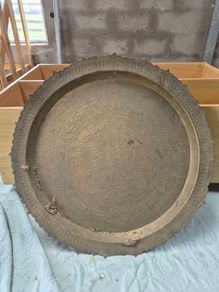 19th century brass tray