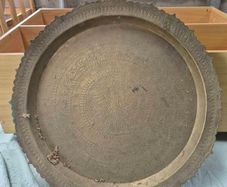 19th century brass tray