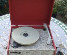 Dansette vintage record player, serviced