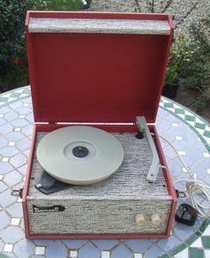 Dansette vintage record player, serviced