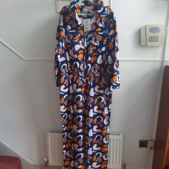 Lucy & Yak Pattern Corduroy Jumpsuit Size 3X