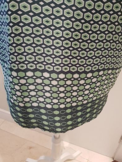 Zara geometric silky feel top uk10 bnwt