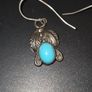 Pair of Sterling Silver and Turquoise Navajo Earrings Image 3
