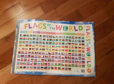 chart wall Flags of the world