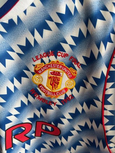 Manchester United 1992 League Cup Final Jersey
