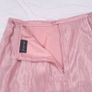Jacques Vert Pink Metallic Shimmer Pleated Flowy Midi Skirt 14UK/42EU Image 2