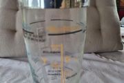 Vintage Arcoroc glass cocktail shaker