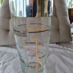 Vintage Arcoroc glass cocktail shaker