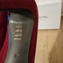 Chantal Italian high heel shoes red Camoscio Rubino real leather size 6.5 UK 40 EU new & boxed Image 4