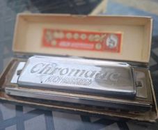 Vintage 1930's Koch Chromatic Harmonica in the key of C made in Germany