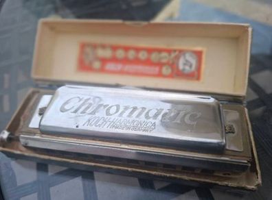 Vintage 1930's Koch Chromatic Harmonica in the key of C made in Germany