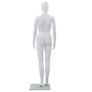 Full Body Female Mannequin with Glass Base Glossy White 175 cm Image 5