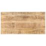Table Top Solid Oak Wood Rectangular 44 mm 140x60 cm Image 3