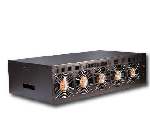 MineBox12 all in one 12gpu mining rig case quiet PSU