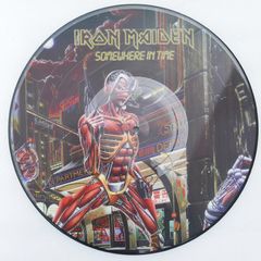 IRON MAIDEN -Somewhere In Time-  vinyl pic disc plus a PHOTO