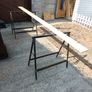 Foldable Trestles for Saw Horse or Stall Table Image 2