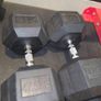 47.5 kg Rubber Hex Dumbells Image 2