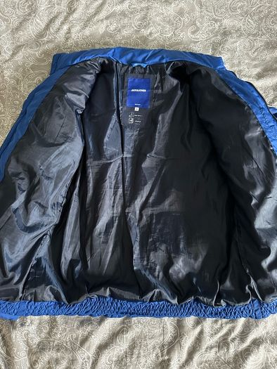 Jack & Jones Originals Blue Puffer Jacket