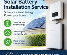 Solar battery Installation service / Inverter replacement advice.
