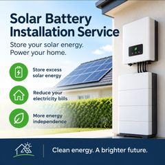 Solar battery Installation service / Inverter replacement advice.