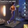 Portable Walking Pad, 3-in-1 Compact Foldable Under Desk Treadmills for Home, LED Display, Remote Control, Electric Running Machine, 120KG Loads, Max. 9 or 12km/h, for Walking Jogging Image 2