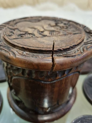 Hand  Carved Coasters
