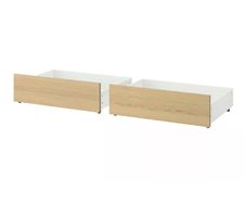 Ikea malm bed storage x2