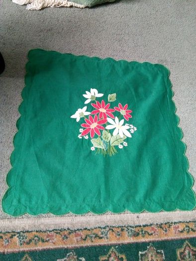 Two cotton Singapore cushion covers