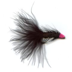 Black Maribou Streamer - Size 4 - Long Shank Hook - Pack of 10 - Free Postage