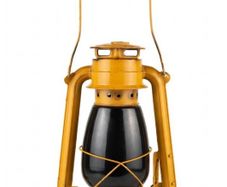 1970s Yellow Barker / Blickspero Hand Torch Lantern - Hurricane Oil Lamp