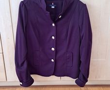 Tommy Hilfiger Deep Purple Military Band Jacket / Blazer US 12 (UK 16)