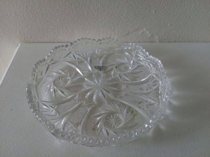 Vintage Limerick Hand Cut Crystal Dish