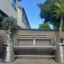 Stainless steel garden bench Image 3