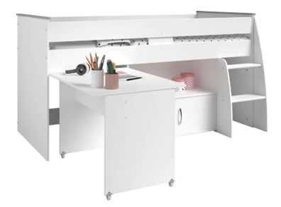 Mid sleeper bed with mattress